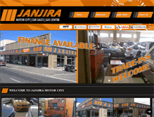 Tablet Screenshot of janjiramotorcity.co.za